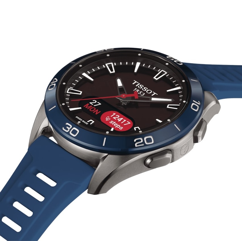 Tissot T-Touch Blue Silicone Strap Smartwatch