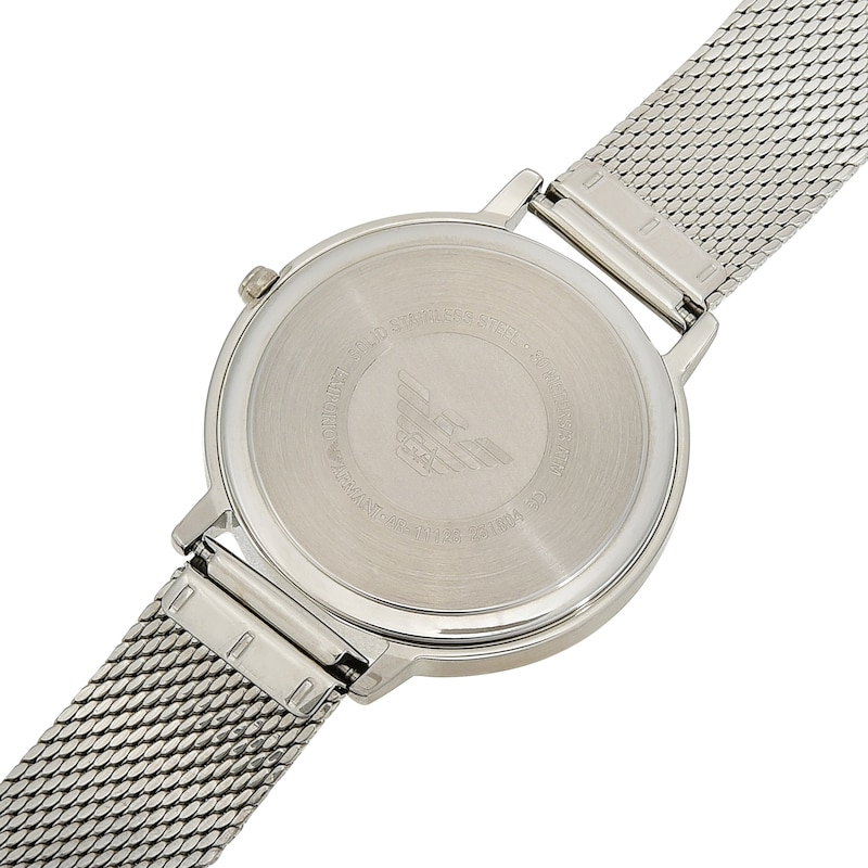 Emporio Armani Stainless Steel Mesh Bracelet Watch