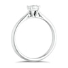 Thumbnail Image 2 of 9ct White Gold 0.10ct Diamond Illusion Set Solitaire Ring