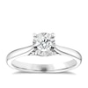 Thumbnail Image 1 of Engagement Ring 9ct White Gold 0.25ct Diamond Illusion Solitaire Ring
