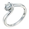 Thumbnail Image 1 of 9ct white gold 2/3ct diamond solitaire ring