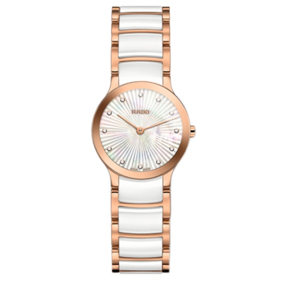 Rado Centrix Ladies’ Two Tone Mother Of Pearl Watch