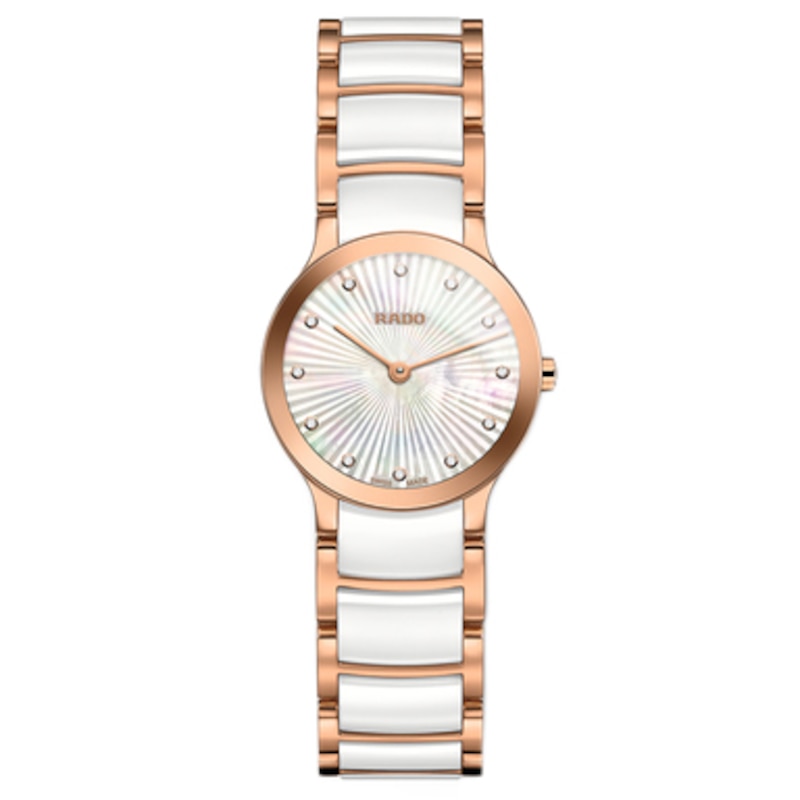 Rado Centrix Ladies' Two-Tone Mother Of Pearl Watch
