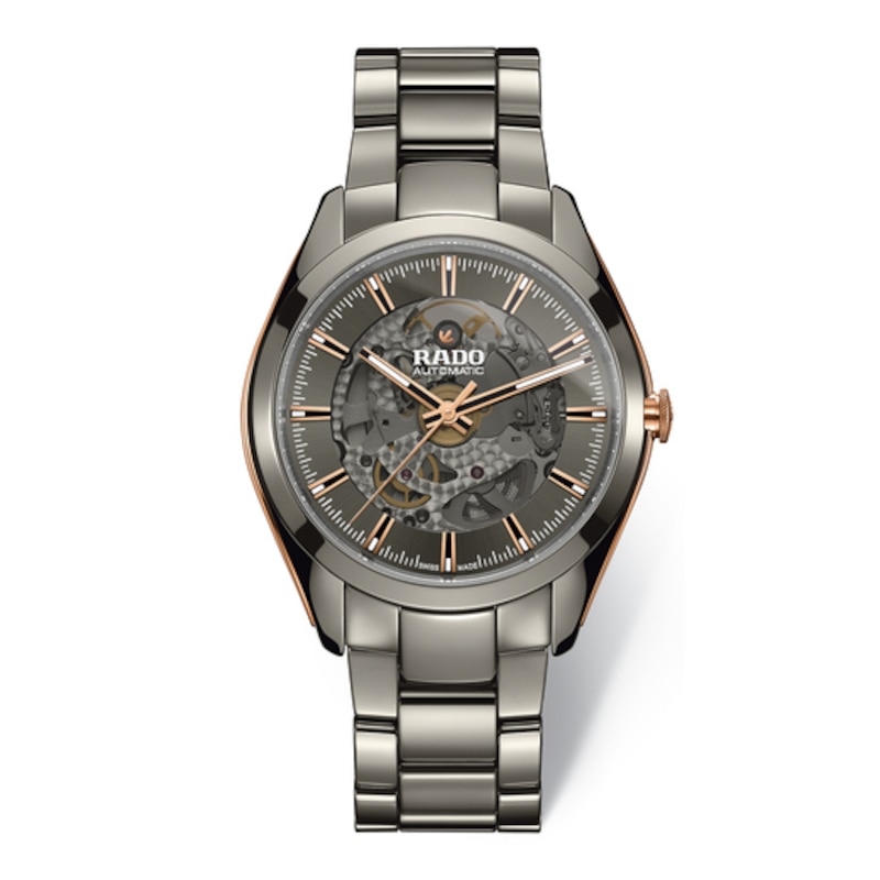 Rado Hyperchrome Men's Grey Dial & Ceramic Bracelet Watch