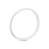 Thumbnail Image 3 of 18ct White Gold 2mm Extra Heavyweight D Shape Ring