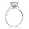 Thumbnail Image 2 of Engagement Ring 18ct White Gold 0.25ct Total Diamond Cluster Ring