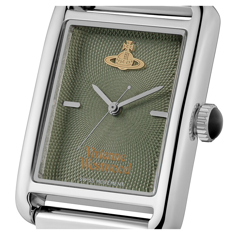 Vivienne Westwood Shacklewell Green Dial & Stainless Steel Bracelet Watch