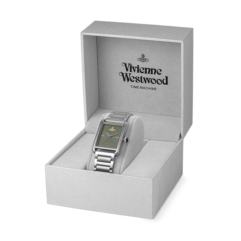 Vivienne Westwood Shacklewell Green Dial & Stainless Steel Bracelet Watch