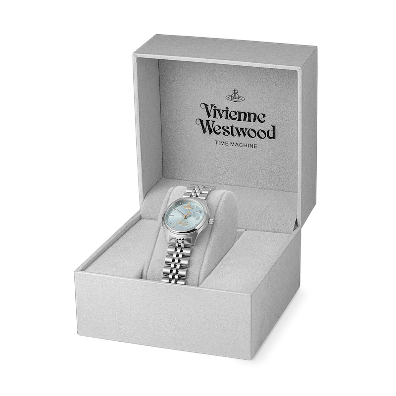 Vivienne Westwood Little Camberwell Blue Dial & Stainless Steel Bracelet Watch
