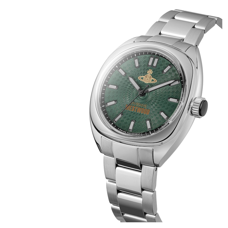 Vivienne Westwood Redbridge Men's Green Dial & Stainless Steel Watch