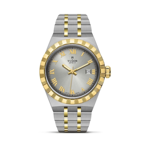 Women's Tudor Royal 28Mm 18Ct Yellow Gold & Stainless Steel Bracelet Watch