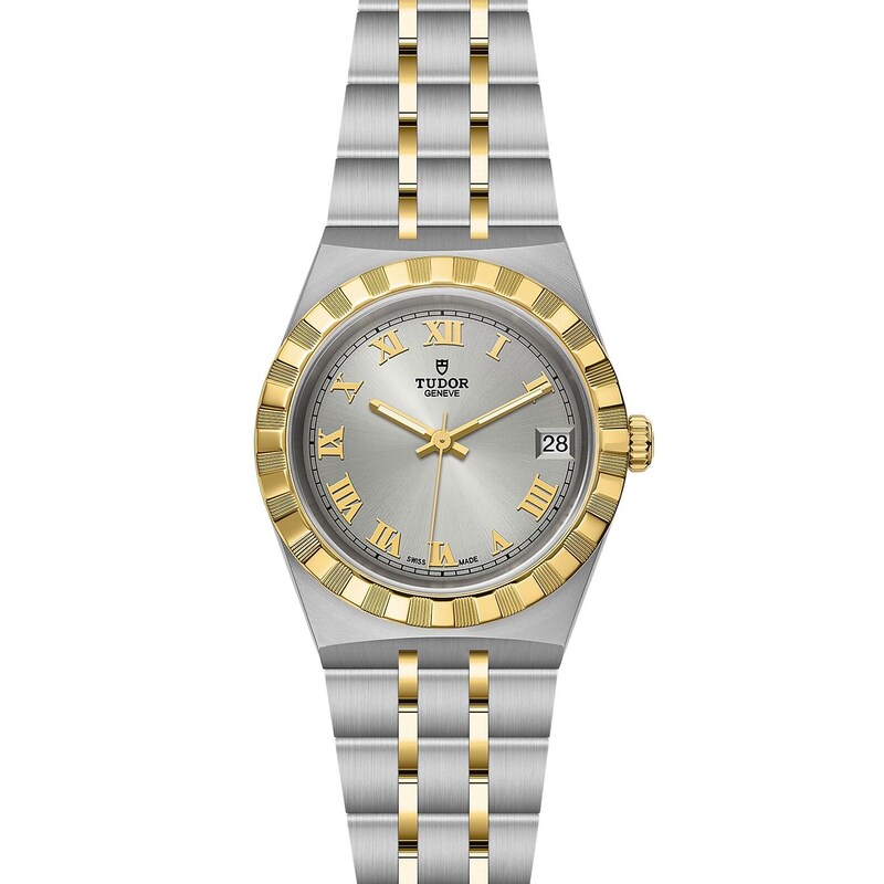 Tudor Royal 34mm Ladies' 18ct Yellow Gold & Stainless Steel Bracelet Watch