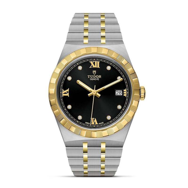 Main Image 1 of Tudor Royal Men's Diamond 18ct Yellow Gold & Stainless Steel Watch