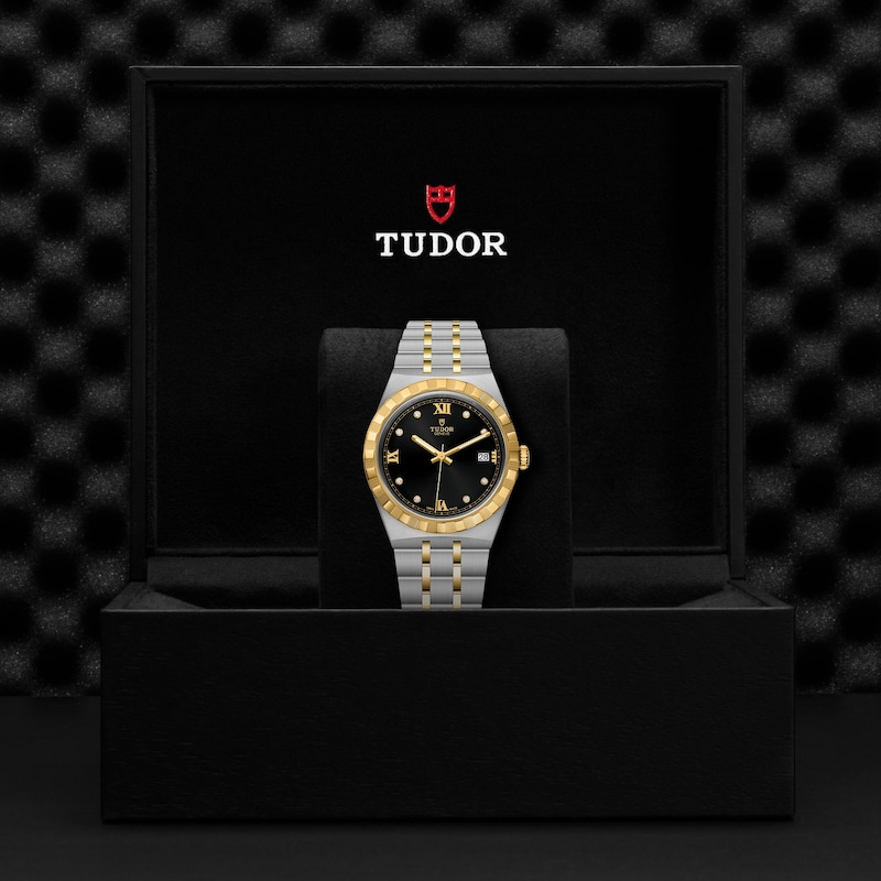 Main Image 5 of Tudor Royal Men's Diamond 18ct Yellow Gold & Stainless Steel Watch