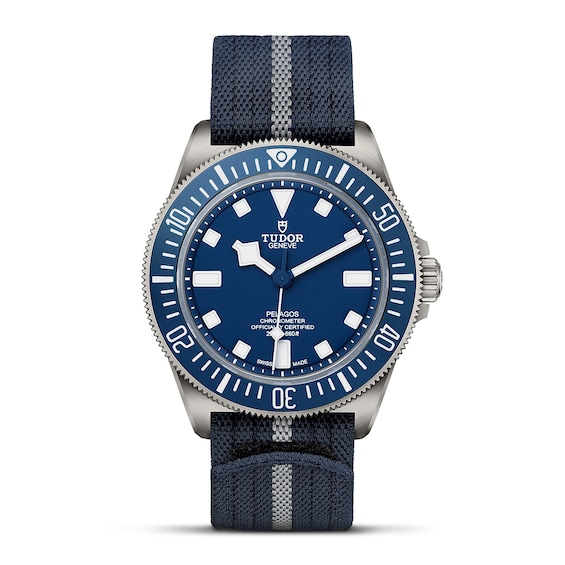 Men's Tudor Pelagos Blue Dial & Fabric Strap Watch
