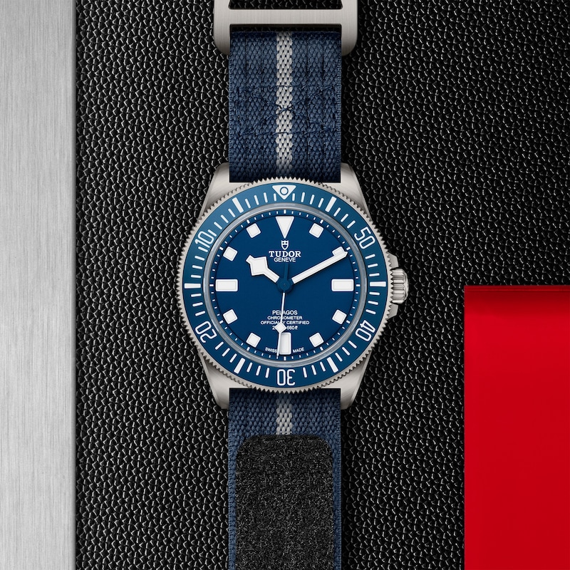 Tudor Pelagos Men's Blue Dial & Fabric Strap Watch