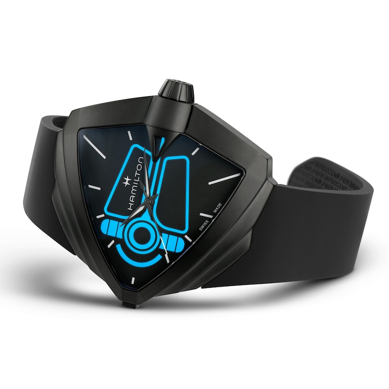 Main Image 3 of Hamilton Ventura XXL Bright Dune Black Rubber Strap Limited Edition Watch