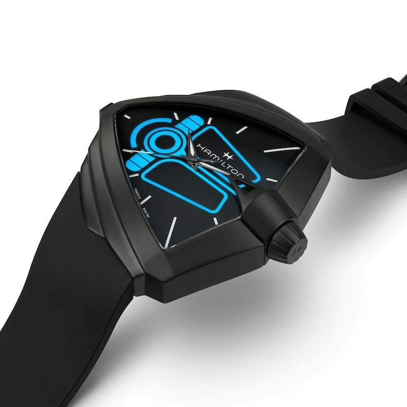 Main Image 4 of Hamilton Ventura XXL Bright Dune Black Rubber Strap Limited Edition Watch