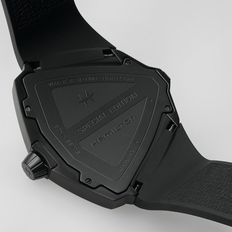 Main Image 5 of Hamilton Ventura XXL Bright Dune Black Rubber Strap Limited Edition Watch