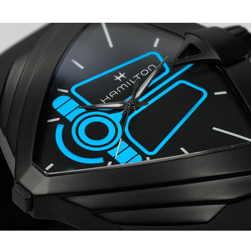Main Image 6 of Hamilton Ventura XXL Bright Dune Black Rubber Strap Limited Edition Watch