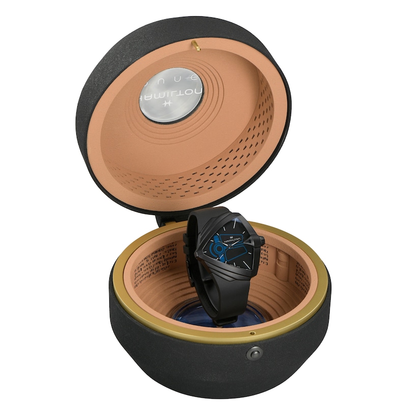 Main Image 8 of Hamilton Ventura XXL Bright Dune Black Rubber Strap Limited Edition Watch
