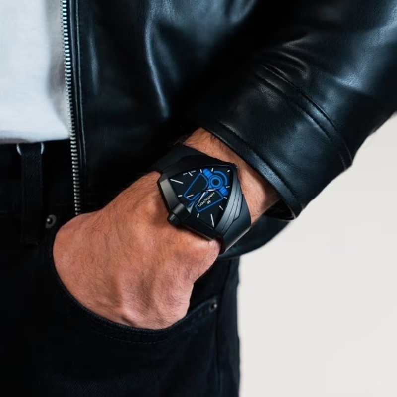 Main Image 9 of Hamilton Ventura XXL Bright Dune Black Rubber Strap Limited Edition Watch