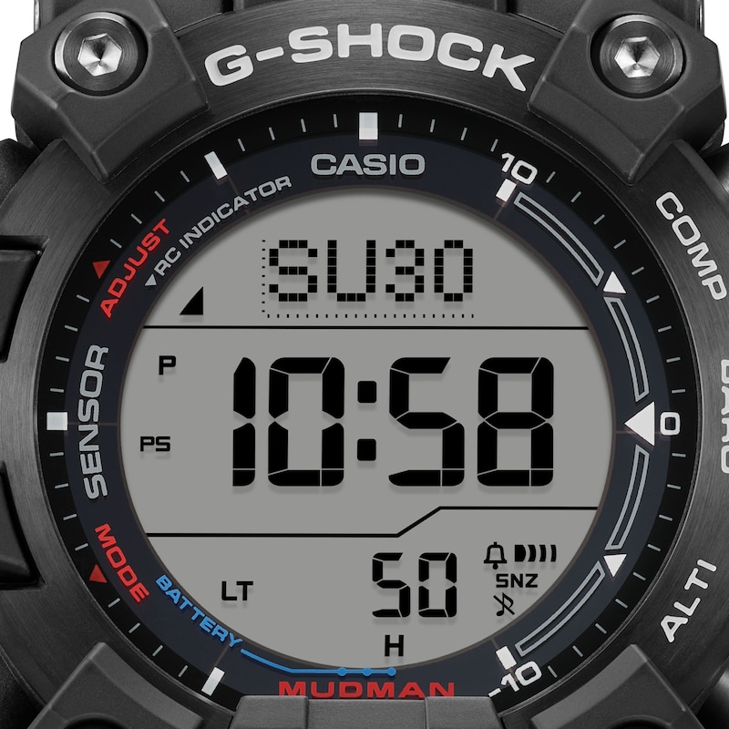 G-Shock GW-9500TLC-1ER Master Of G Black Resin Strap Watch