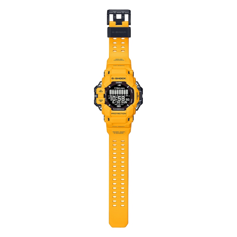 G-Shock GPR-H1000-9ER Master Of G Yellow Resin Strap Watch