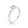 Thumbnail Image 1 of 9ct White Gold 0.25ct Diamond Cluster Ring