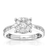 Thumbnail Image 0 of 9ct White Gold 0.75ct Total Diamond Cluster Ring