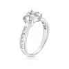 Thumbnail Image 1 of 9ct White Gold 0.75ct Total Diamond Cluster Ring