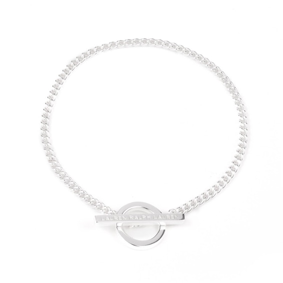 Lauren Ralph Lauren Sterling Silver Toggle Chain Bracelet