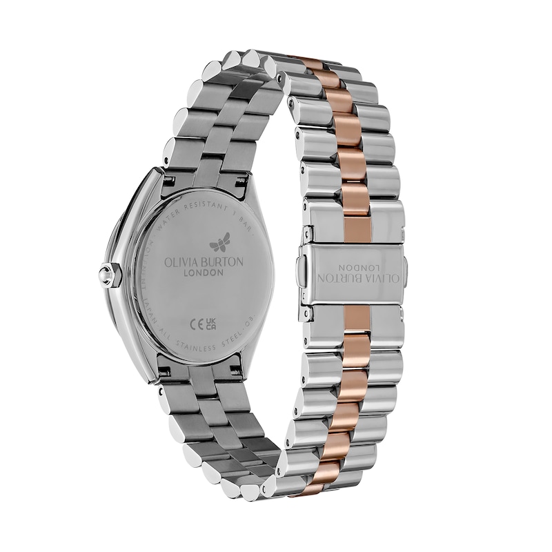 Olivia Burton Sports Luxe Bejewelled Crystal & Two-Tone Bracelet Watch
