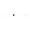 Thumbnail Image 1 of Gucci Interlocking 18ct Rose Gold Diamond & Green Agate Bracelet