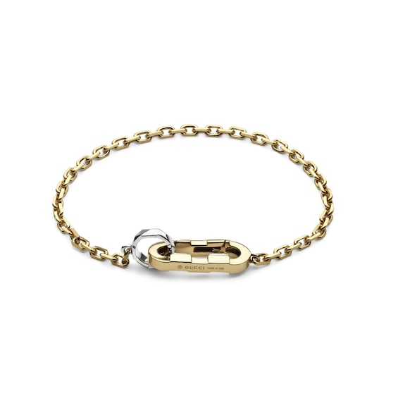 Gucci Link To Love 18ct Yellow and White Gold Chain Bracelet