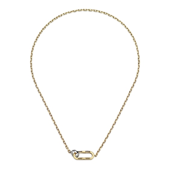 Gucci Link To Love 18ct Yellow and White Gold Chain Necklace