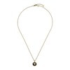 Thumbnail Image 1 of Gucci Interlocking 18ct Yellow Gold Diamond & Onyx Pendant Necklace