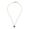 Thumbnail Image 0 of Gucci Interlocking 18ct Yellow Gold Diamond & Onyx Pendant Necklace