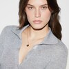 Thumbnail Image 3 of Gucci Interlocking 18ct Yellow Gold Diamond & Onyx Pendant Necklace