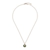 Thumbnail Image 0 of Gucci Interlocking 18ct Rose Gold Diamond & Green Agate Pendant