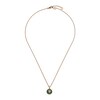 Thumbnail Image 1 of Gucci Interlocking 18ct Rose Gold Diamond & Green Agate Pendant