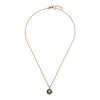 Thumbnail Image 0 of Gucci Interlocking 18ct Rose Gold Diamond & Green Agate Pendant