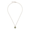 Thumbnail Image 1 of Gucci Interlocking 18ct Rose Gold Diamond & Green Agate Pendant