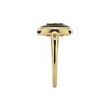 Thumbnail Image 4 of Gucci Interlocking 18ct Yellow Gold Diamond & Onyx Round Ring (Size N-O)