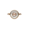 Thumbnail Image 1 of Gucci Interlocking 18ct Rose Gold Diamond & Mother Of Pearl Ring (Size L)