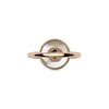 Thumbnail Image 2 of Gucci Interlocking 18ct Rose Gold Diamond & Mother Of Pearl Ring (Size L)