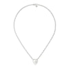 Thumbnail Image 0 of Gucci Trademark Sterling Silver Heart Shaped Pendant Necklace