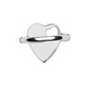 Thumbnail Image 3 of Gucci Trademark Sterling Silver Cut Out Heart Shaped Ring (Size K-L)
