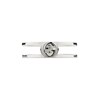 Thumbnail Image 1 of Gucci Interlocking Sterling Silver Ring (Size M-N)