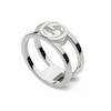Thumbnail Image 0 of Gucci Interlocking Sterling Silver Large Ring (Size M-N)